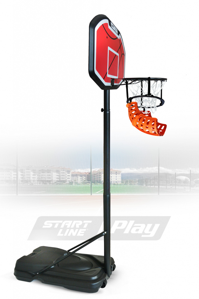 Мобильная баскетбольная стойка SLP Standard-019 с возвратным механизмом