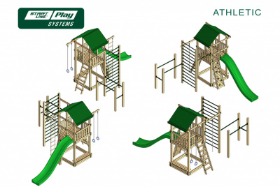 ДетскийигровойкомплексStartLineATHLETICпремиумКедрslpsystems2